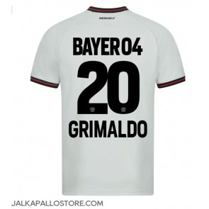 Bayer Leverkusen Alejandro Grimaldo #20 Vieraspaita 2023-24 Lyhythihainen